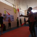 Grupo circense irlandés capacita a los habitantes de Gaza