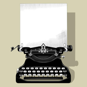 drawing-old-typewriter-paper-black-white-vintage-engraving-style-contain-clipping-path-there-addition-67505329